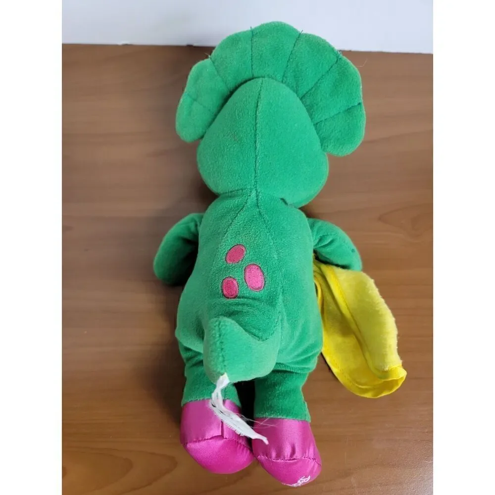 Vintage 1990s Baby Bop Green Plush Barney #A9